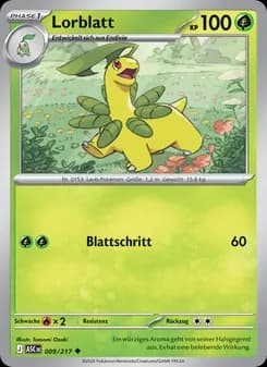 Lorblatt card in German