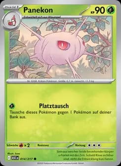 Panekon card in German