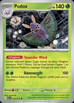Pudox card in German