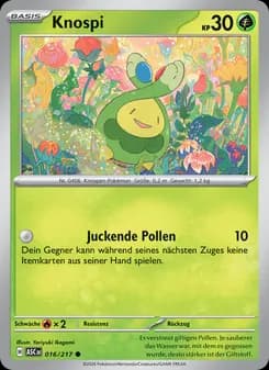 Knospi card in German