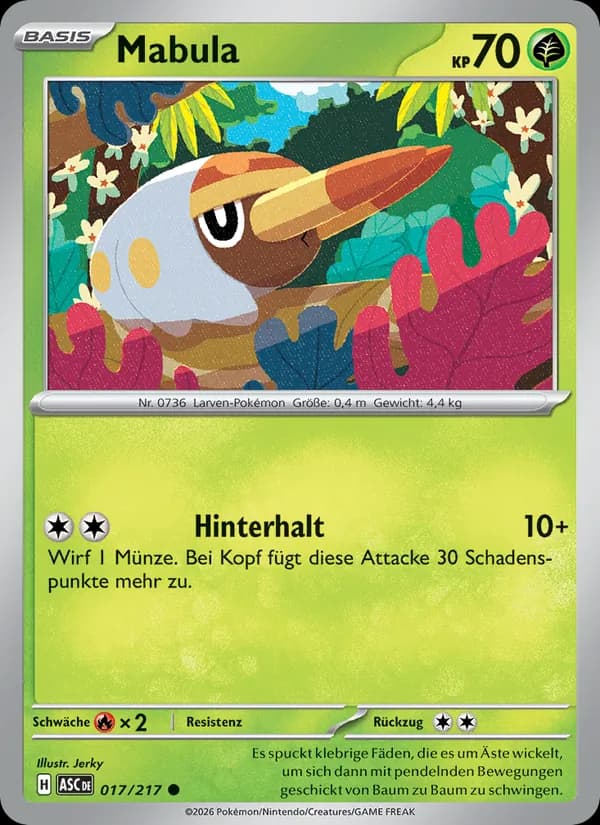 Mabula card in German