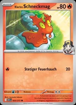 Klarins Schneckmag card in German