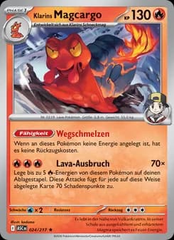 Klarins Magcargo card in German