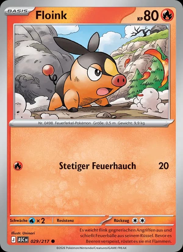 Floink card in German