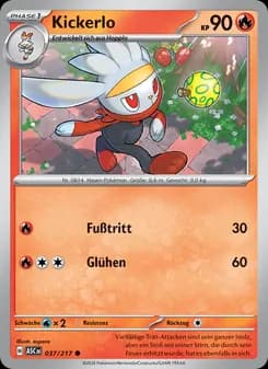Kickerlo card in German