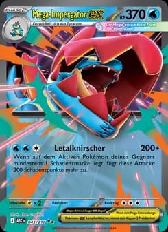 Mega-Impergator-ex card in German