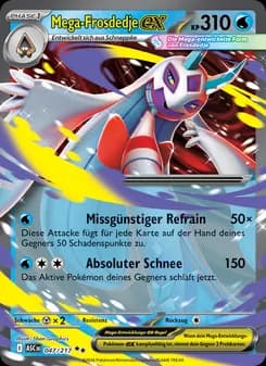 Mega-Frosdedje-ex card in German