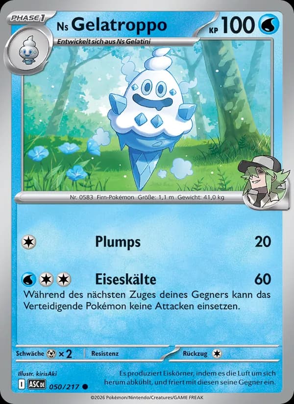 Ns Gelatroppo card in German