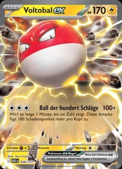 Voltobal-ex card in German