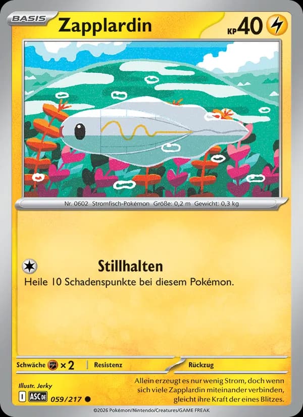 Zapplardin card in German