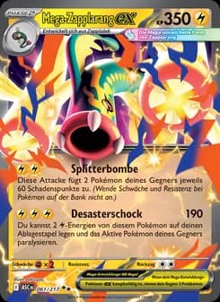 Mega-Zapplarang-ex card in German