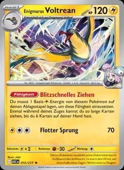 Enigmaras Voltrean card in German