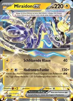 Miraidon-ex card in German