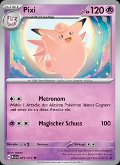 Pixi card in German