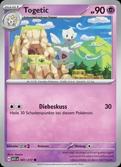 Togetic card in German