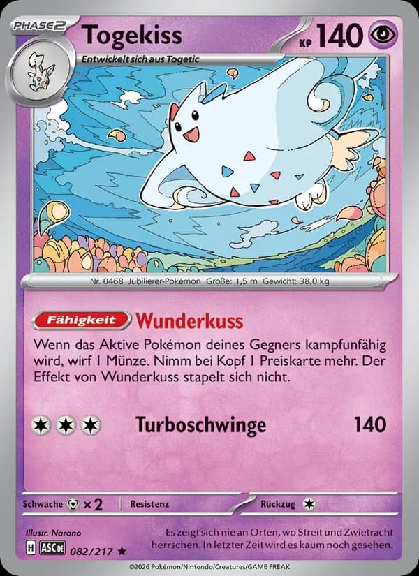 Togekiss card in German