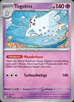 Togekiss card in German