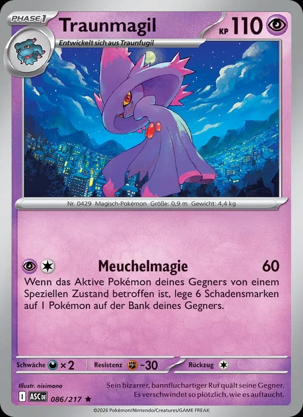 Traunmagil card in German