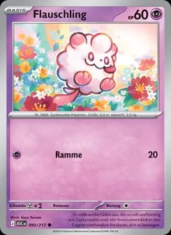 Flauschling card in German