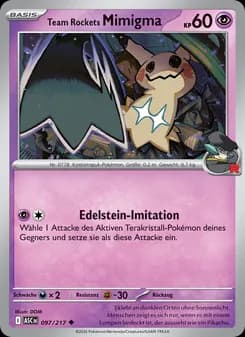 Team Rockets Mimigma card in German