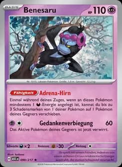 Benesaru card in German