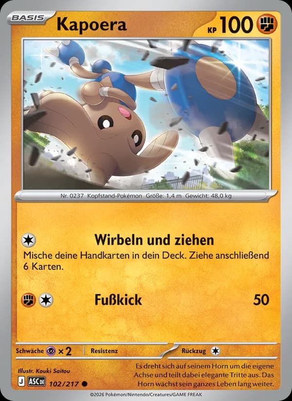 Kapoera card in German