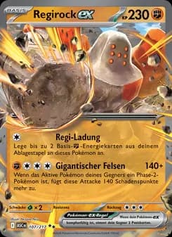 Regirock-ex card in German