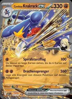 Cynthias Knakrack-ex card in German