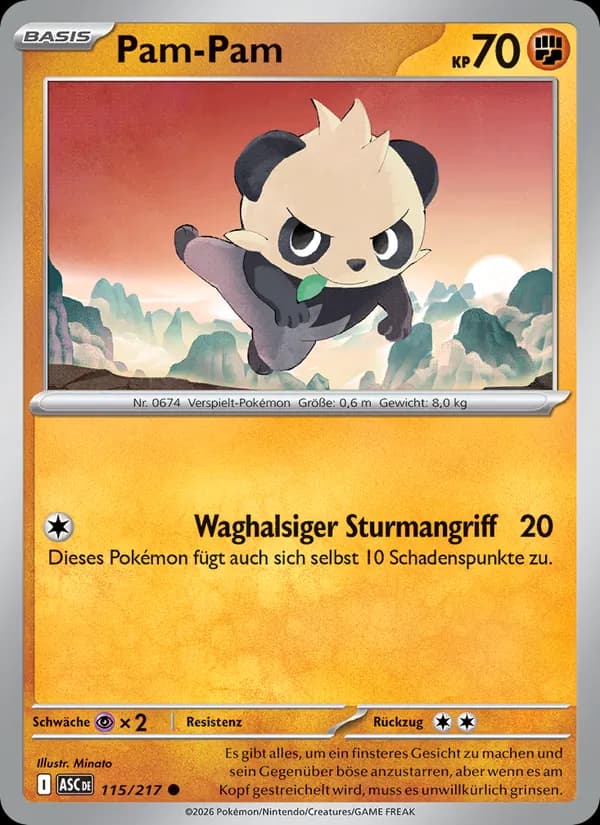 Pam-Pam card in German