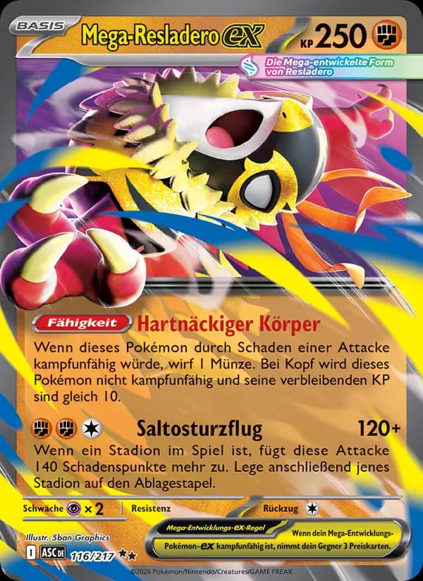 Mega-Resladero-ex card in German