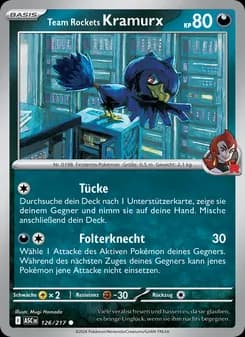 Team Rockets Kramurx card in German