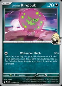 Cynthias Kryppuk card in German