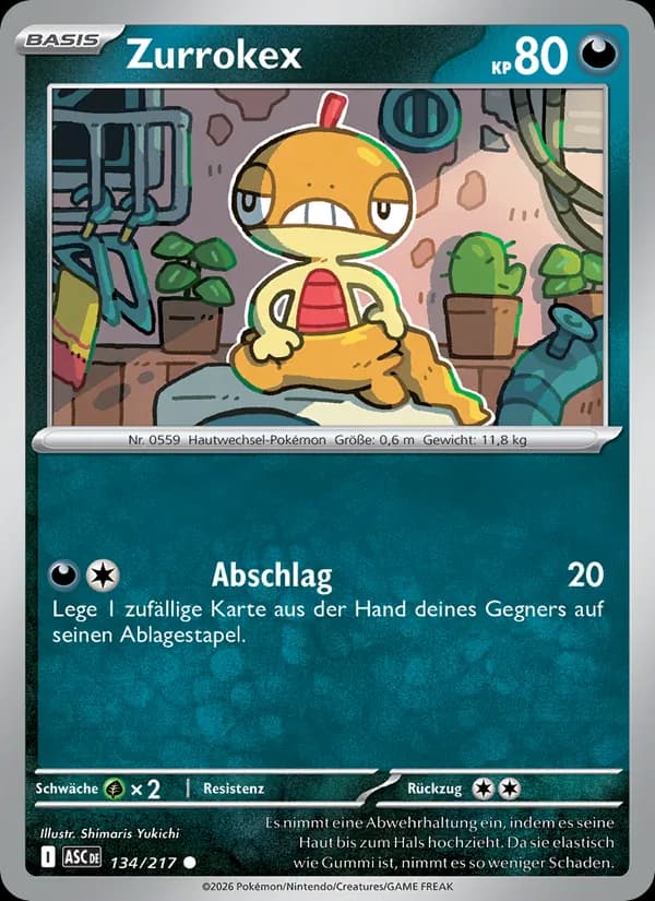 Zurrokex card in German