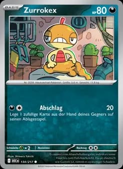Zurrokex card in German