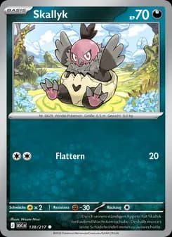 Skallyk card in German