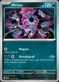Hoopa card in German