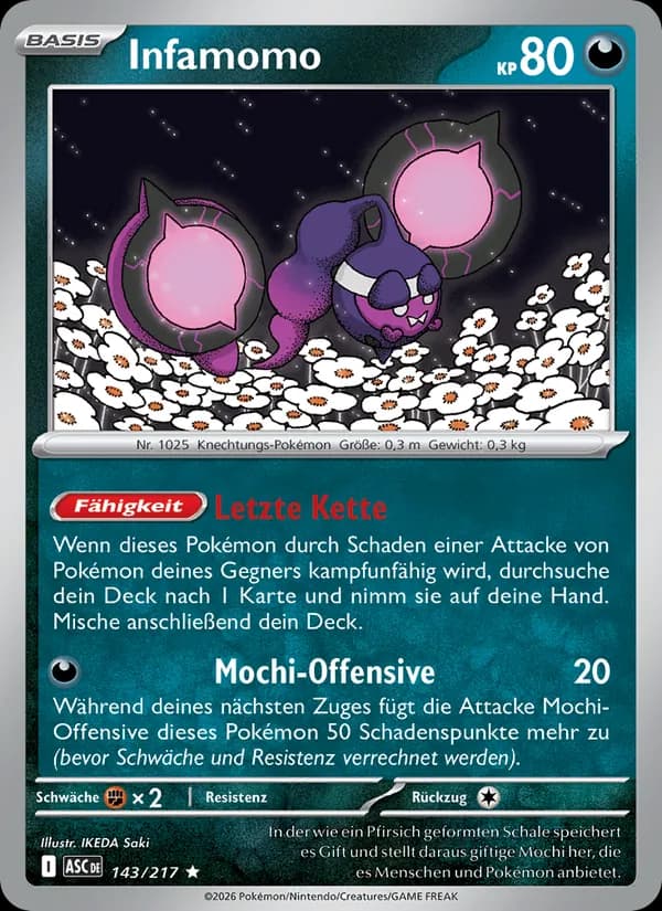 Infamomo card in German