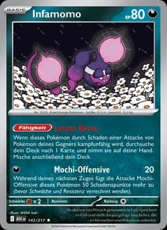Infamomo card in German