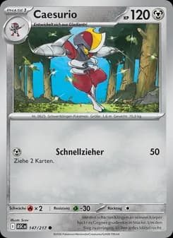Caesurio card in German