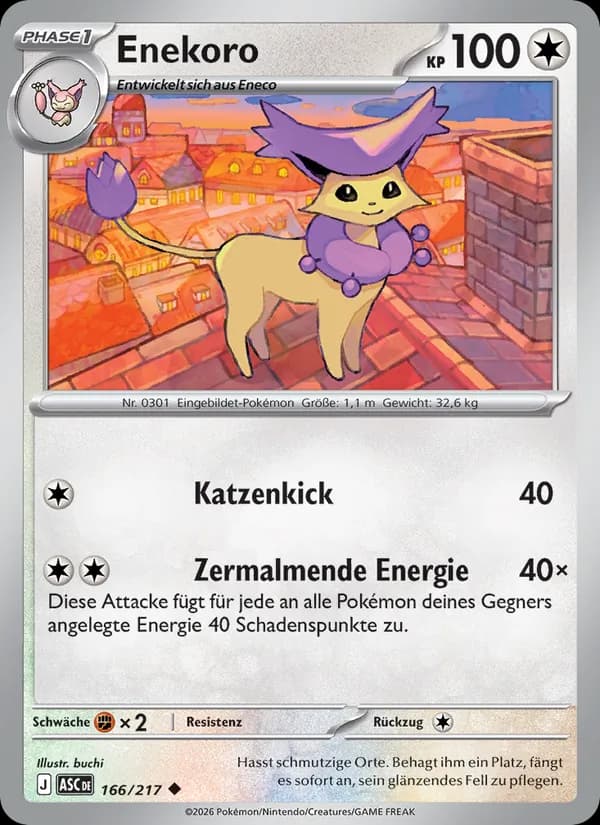 Enekoro card in German