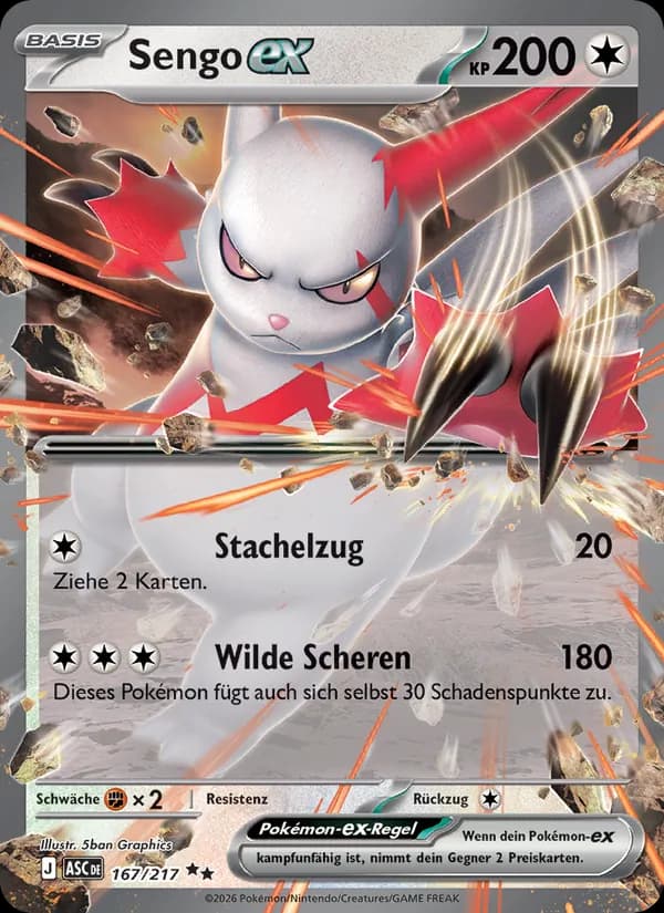 Sengo-ex card in German