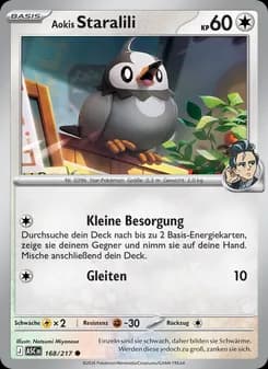 Aokis Staralili card in German