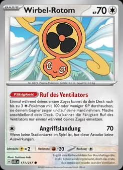 Wirbel-Rotom card in German