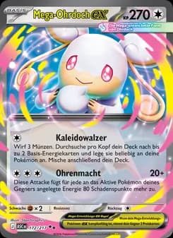 Mega-Ohrdoch-ex card in German