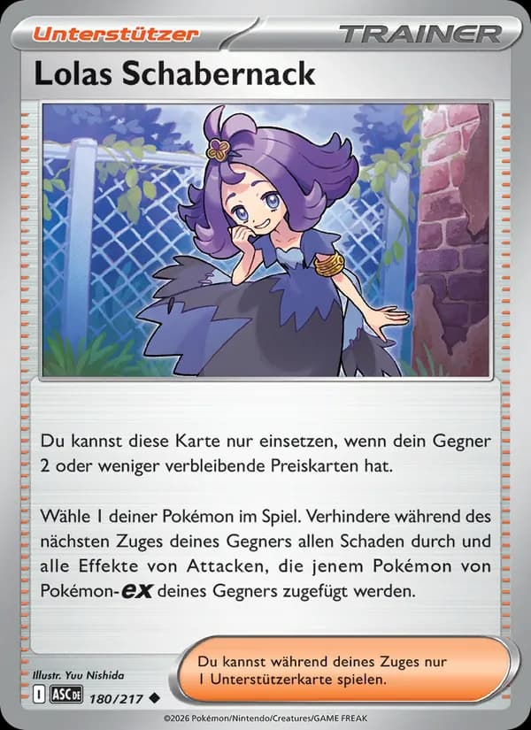 Lolas Schabernack card in German