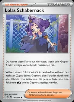 Lolas Schabernack card in German