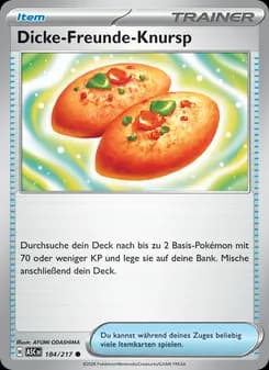 Dicke-Freunde-Knursp card in German