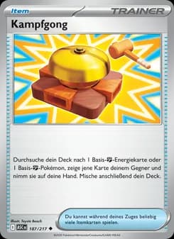 Kampfgong card in German