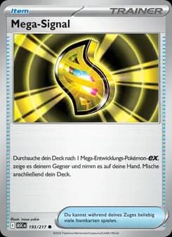 Mega-Signal card in German