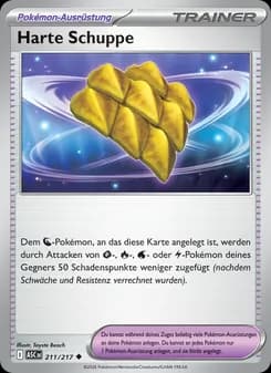 Harte Schuppe card in German